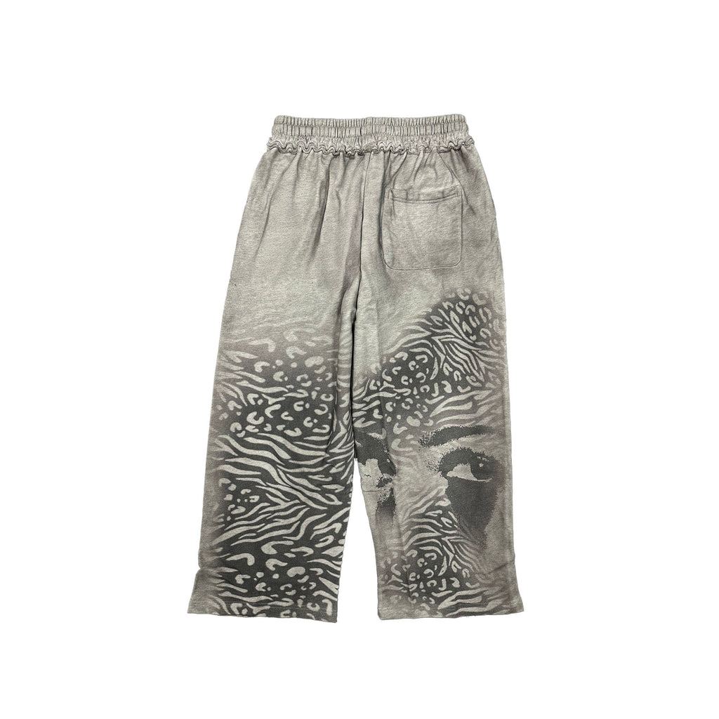 Grey ‘Striped’ Sweatpants