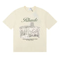 Rhude Men Retro Rowing Team Graphic Boxy Fit Streetwear Tee