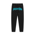 Trapstar Style Autumn/Winter Teal & Blue Gradient Sweatpants - Black
