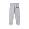 Trapstar Style Autumn/Winter Hip-Print Sweatpants - Heather Grey/Red