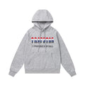 Trapstar Style Autumn/Winter Red, White & Black Gradient Logo Hoodie - Heather Grey
