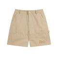 Rhude Khaki Rivet Cargo Shorts