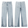 Gallery Dept. Contrast Side Panel Light Wash Denim Jeans