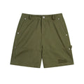 Rhude Olive Green Rivet Cargo Shorts